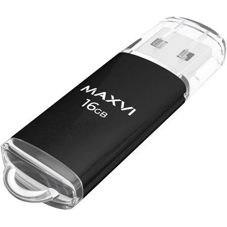 USB Flash накопитель MAXVI MP 16 ГБ, черный детальное изображение - 1