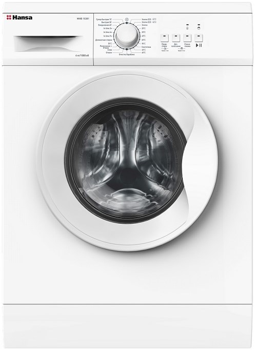 Стиральная машина Hansa Basic Line WHB10381, Белый детальное изображение - 1