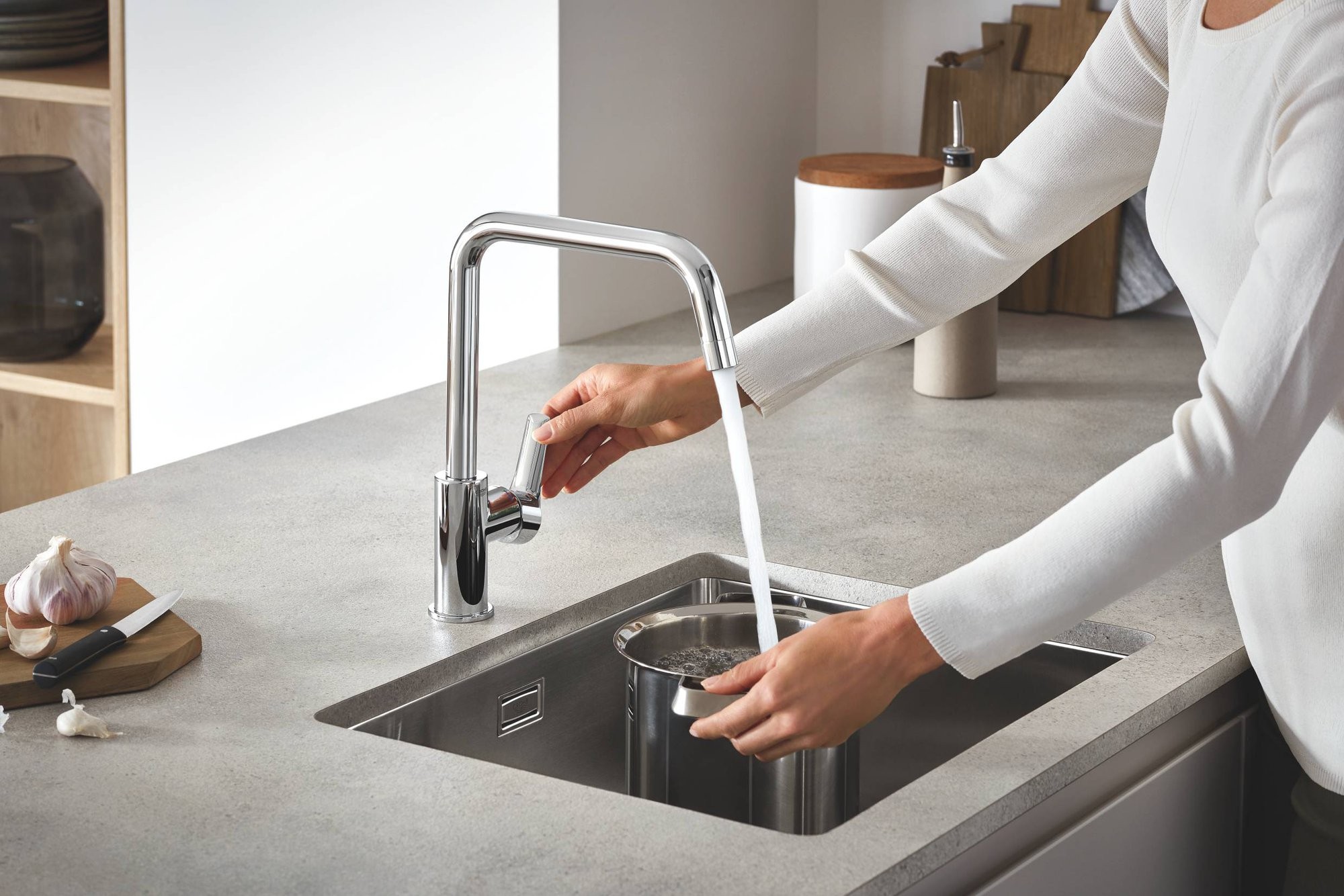 Смеситель Grohe Eurosmart 30567000 детальное изображение - 5