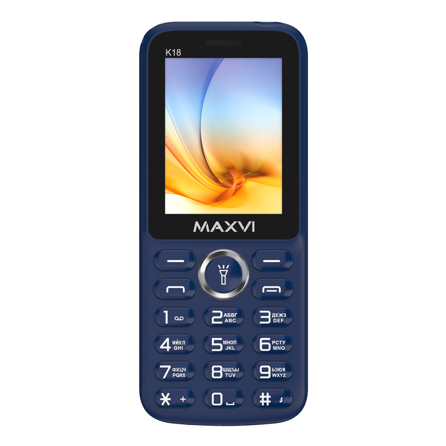 Мобильный телефон MAXVI K18, 32 Мб, Синий, Dual mini-SIM детальное изображение - 4
