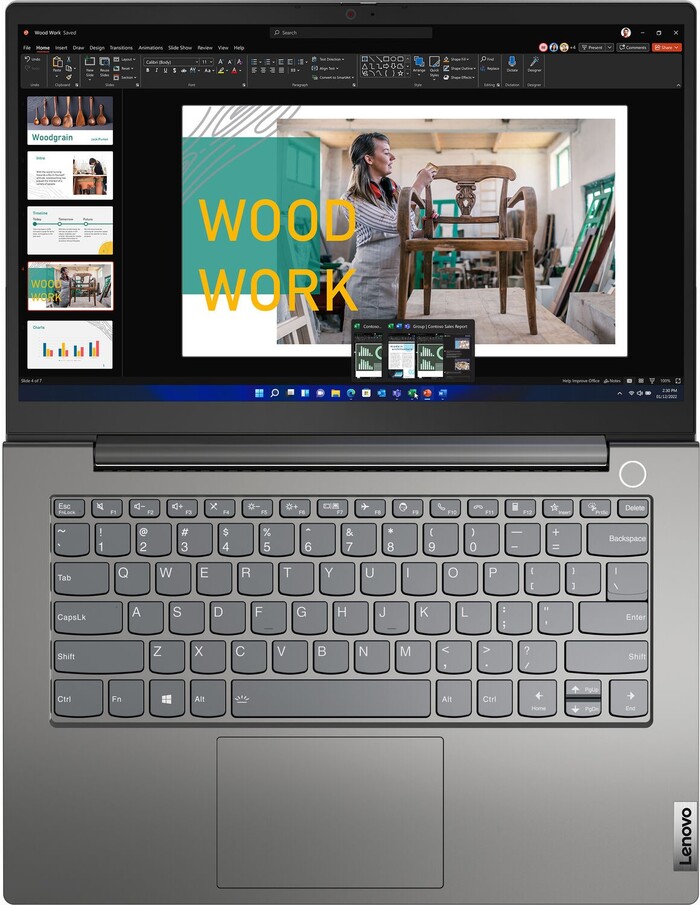 Ноутбук Lenovo ThinkBook 14 G4 ABA, 21DK0090RU, RAM 8 ГБ, SSD 256 ГБ, Серый №7