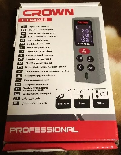 Лазерный дальномер Crown CT44030  детальное изображение - 4