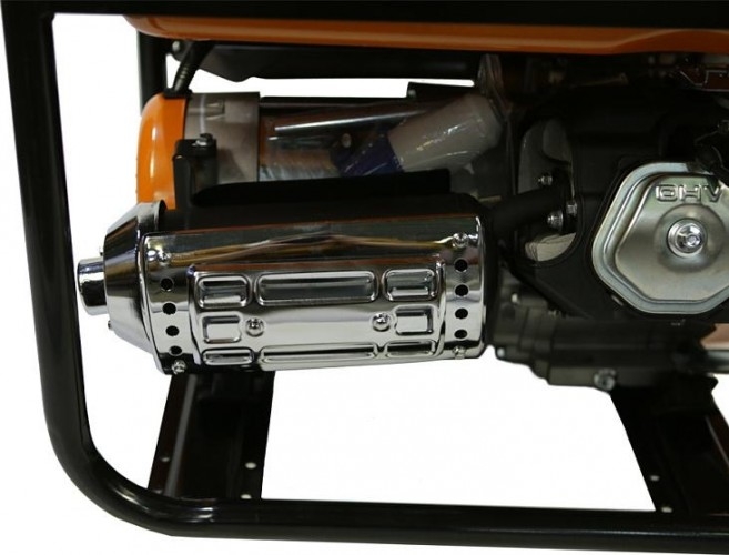 Генератор бензиновый СОЮЗ ЭГС-7500Э, 6 кВт, Оранжевый детальное изображение - 3