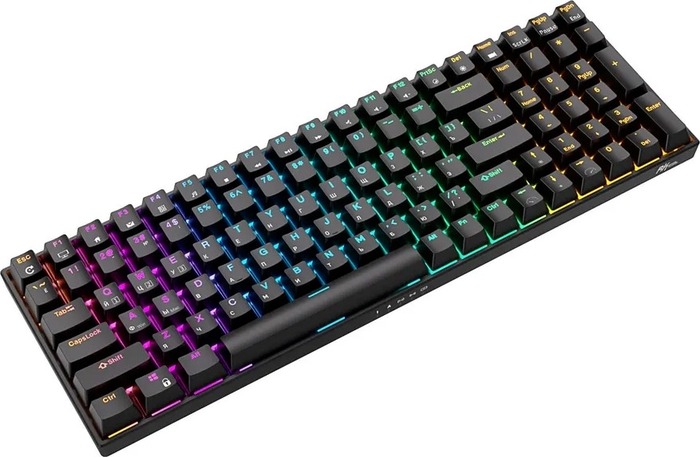 Клавиатура Royal Kludge RK100, Red Switch, Черный №4