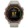 Смарт-часы Garmin Descent Mk3i, 43 мм, Bronze PVD Titanium / French Gray Silicone Band, Бронза вариант - 4