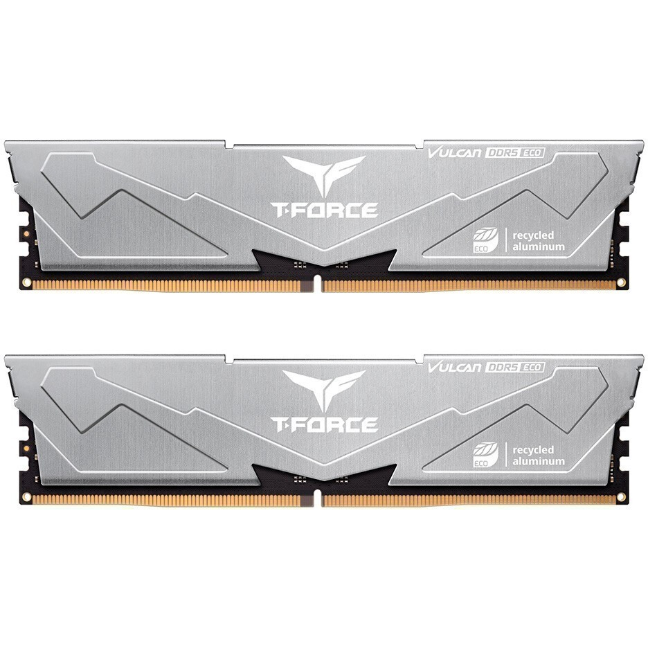 Оперативная память Team T-Force Vulcan ECO DDR5 6000MHz, FLESD532G6000HC30DC01, 2x16 Гб KIT, 32 Гб детальное изображение - 1