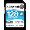 Карта памяти Kingston Canvas Go! Plus SD (SDG3/128GB), 128 Гб вариант - 1