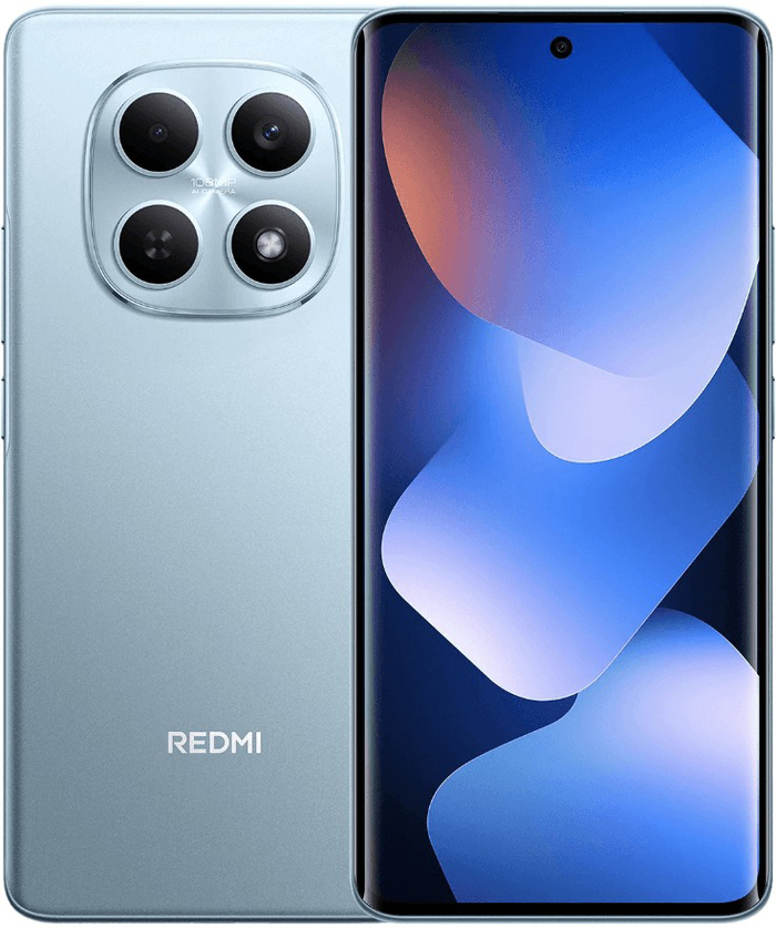 Смартфон Xiaomi Redmi Note 15 Без NFC 8/128 Гб, Ледниково-голубой, Dual nano-SIM №1
