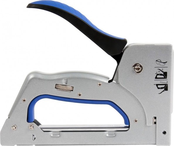 Скобозабиватель ручной Кобальт 240-683 механический 3 в 1 6-14 мм, тип 53, шпильки, гвозд детальное изображение - 4