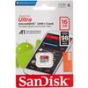 Карта памяти SanDisk Ultra MicroSD (SDSQUAR-016G-GN6MN), 16 Гб вариант - 2