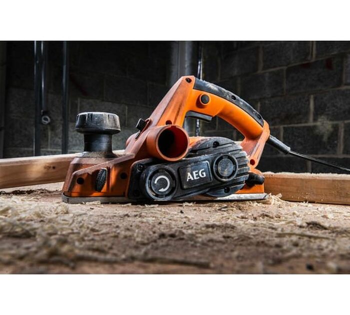 Электрический рубанок AEG PL700 4935472008, 700 Вт,  Оранжевый №4