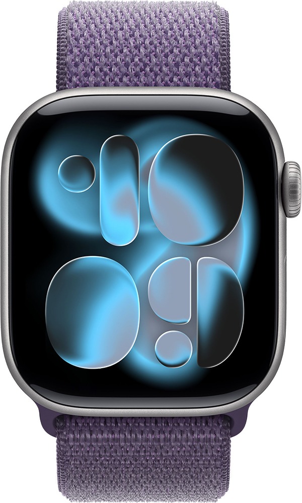 Умные часы Apple Watch Series 11 46 мм, Space Gray Aluminium Case with Purple Fog Sport Loop, GPS + Cellular, Фиолетовый туман детальное изображение - 2