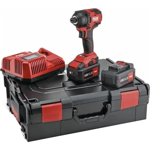 Аккумуляторный ударный винтоверт FLEX ID 1/4" 18.0-EC/5.0 Set, 18 В, 225 Нм, 5 А·ч, 504920 детальное изображение - 1
