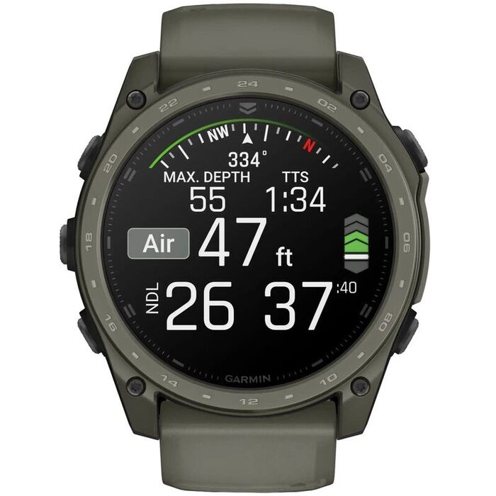 Смарт-часы Garmin Tactix 8 Amoled edition, 51 мм, Cerakote Coating Olive Drab, Оливковый №2