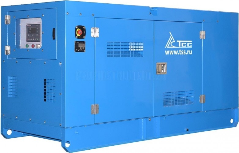 Генератор дизельный ТСС АД-16С-Т400-1РКМ19 (TTD 22TS ST) 033703, в кожухе, 16 кВт, Синий детальное изображение - 1