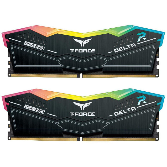Оперативная память Team T-Force Delta RGB DDR5 6600MHz, FF3D532G6600HC34DC01, 2x16 Гб KIT, 32 Гб №1