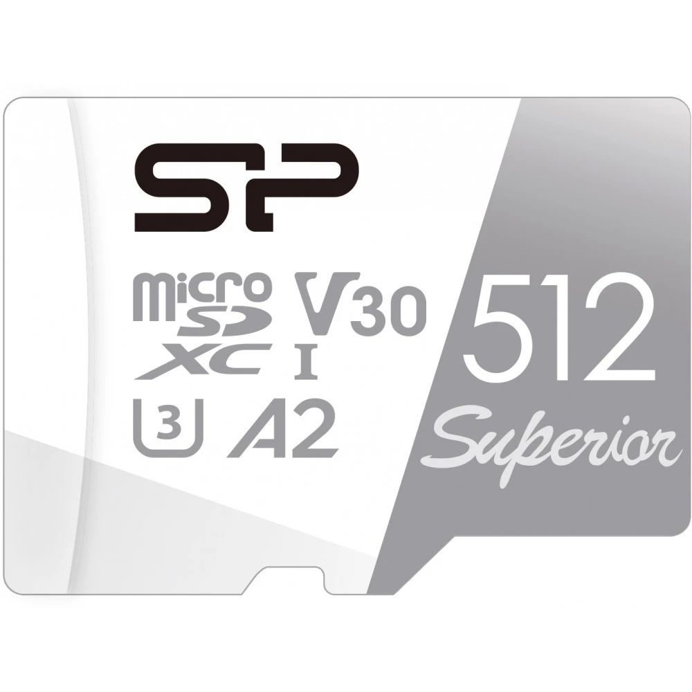 Карта памяти Silicon Power Superior MicroSD + SD адаптер (SP512GBSTXDA2V20SP), 512 Гб детальное изображение - 2