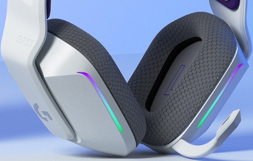 Игровые наушники Logitech G733, Белый детальное изображение - 4