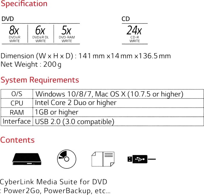 Оптический привод LG GP57EW40 №9