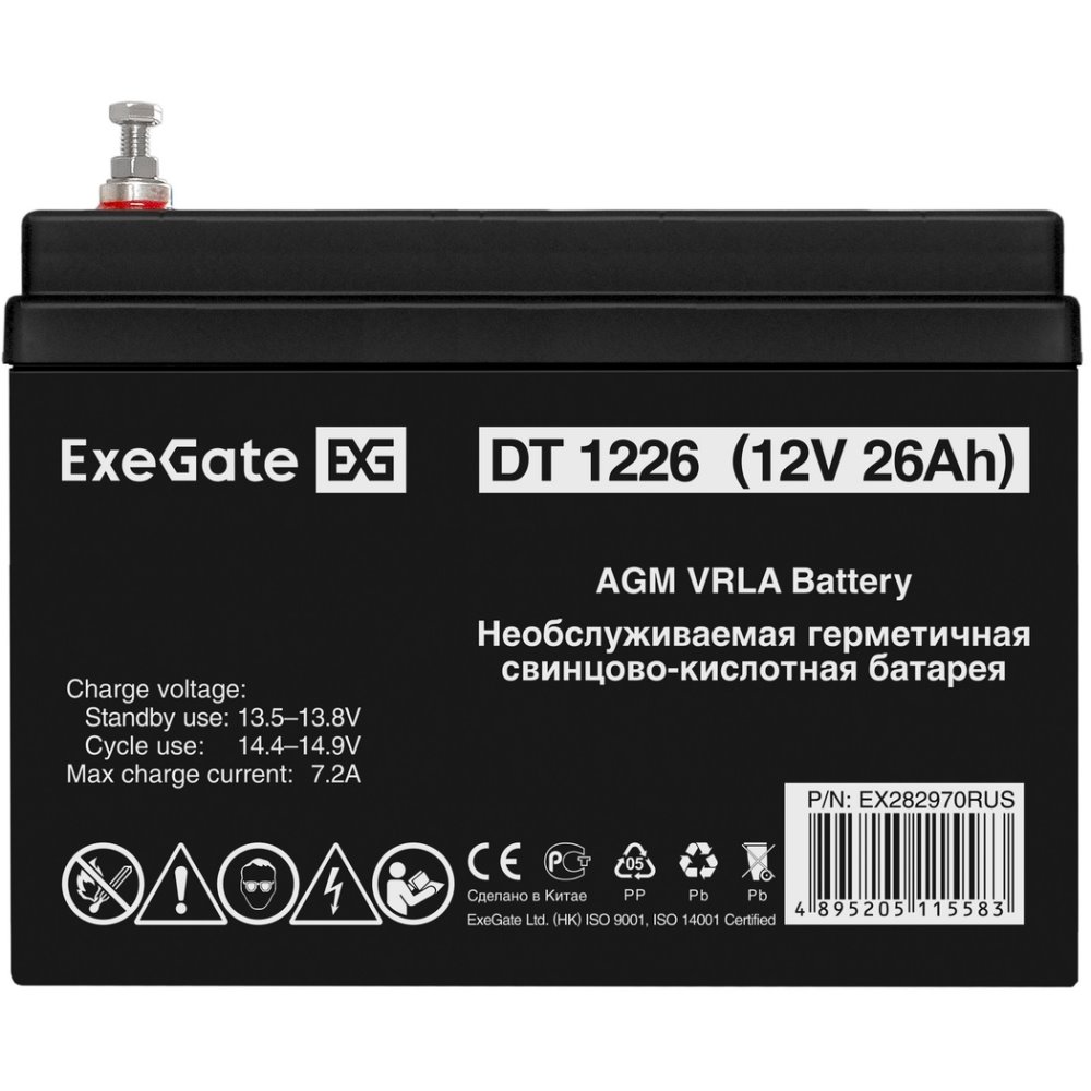 ИБП ExeGate FineSine SX-1500.LCD.AVR.2SH + 2x DT 1226 (26Ач) + батарея детальное изображение - 9