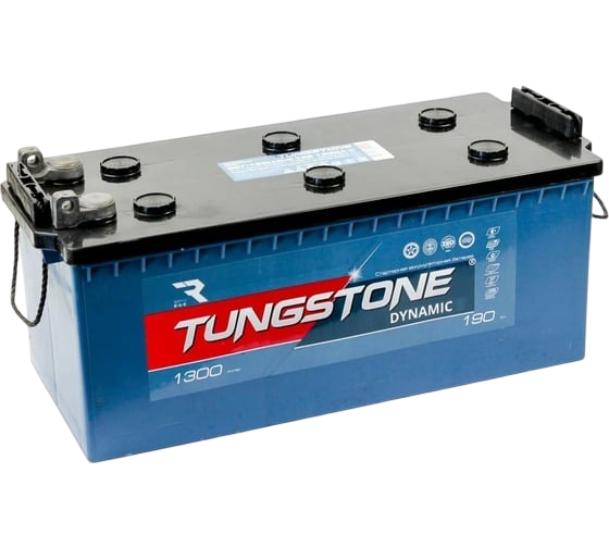 Аккумулятор Tungstone Dynamic 6ст-190 Росс.болт, Обратная полярность, 190 А*ч детальное изображение - 1