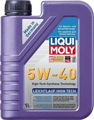 Моторное масло Liqui Moly Leichtlauf 5W-40 High Tech, 8028, 1 л  детальное изображение - 1