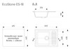 Кухонная мойка EcoStone ES-18  вариант - 9