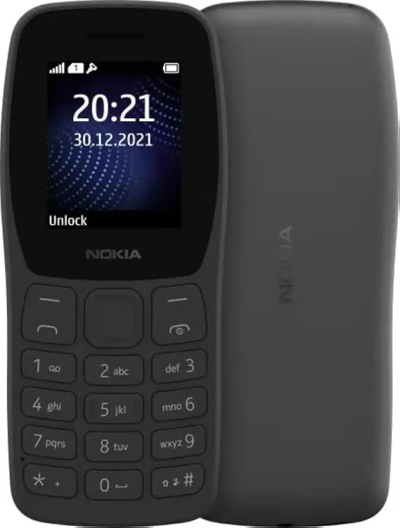 Мобильный телефон Nokia HMD 105 (2025) TA-1459, 4 Мб, Синий, Micro-SIM детальное изображение - 1