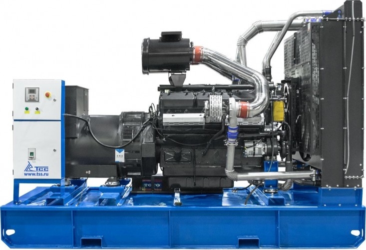 Генератор дизельный ТСС АД-400С-Т400-1РМ16 (TTD 550TS) 028266, открытый, 400 кВт, Синий детальное изображение - 2