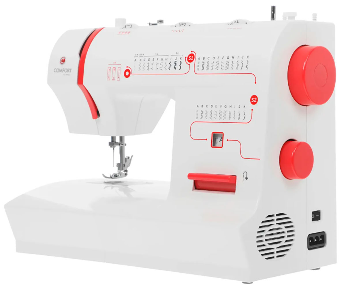 Швейная машина Comfort 2550, Белый детальное изображение - 2
