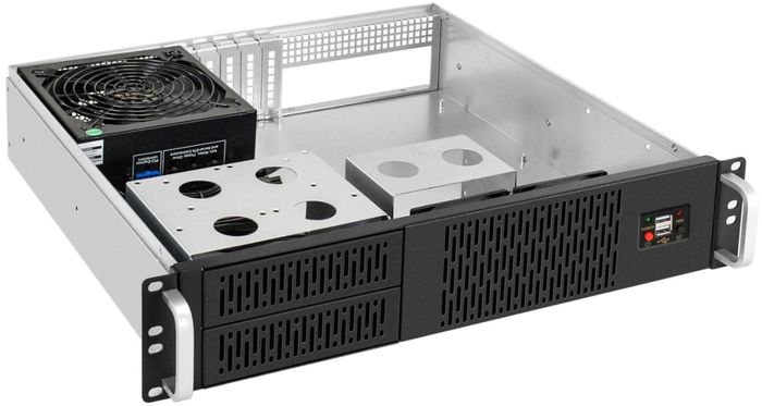 Серверный корпус ExeGate Pro 2U400-02/900RADS, 900 Вт, Черный №2