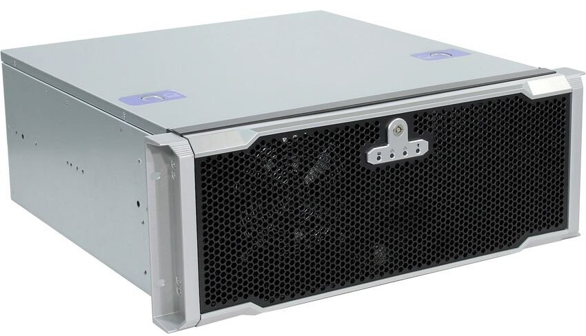 Серверный корпус Procase EM443D-B-0, без БП, Серебристый/Черный детальное изображение - 1