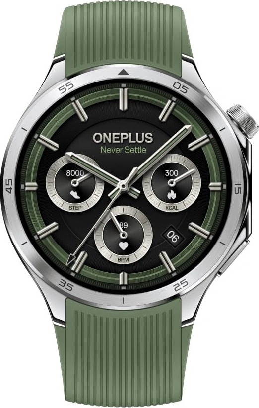 Смарт-часы OnePlus Watch 3 46 мм, Emerald Titanium, Серебристый детальное изображение - 3
