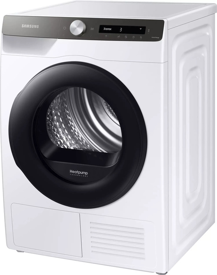 Сушильная машина Samsung DV90T5240AT/LP, Белый №3