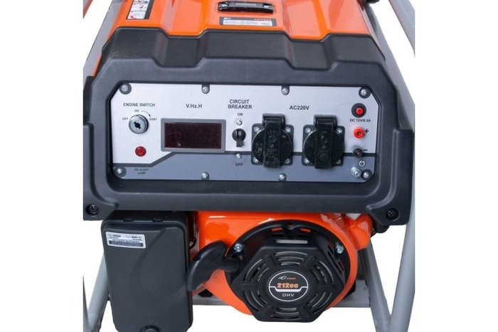 Генератор бензиновый TOR KM3800H 1018114, 2.5 кВт, Серый №6