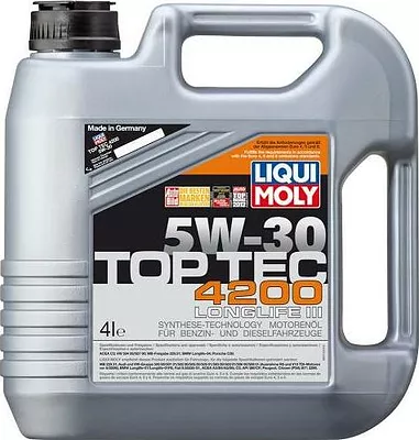 Моторное масло Liqui Moly Top Tec 5W-30 4200, 3715, 4 л  детальное изображение - 1