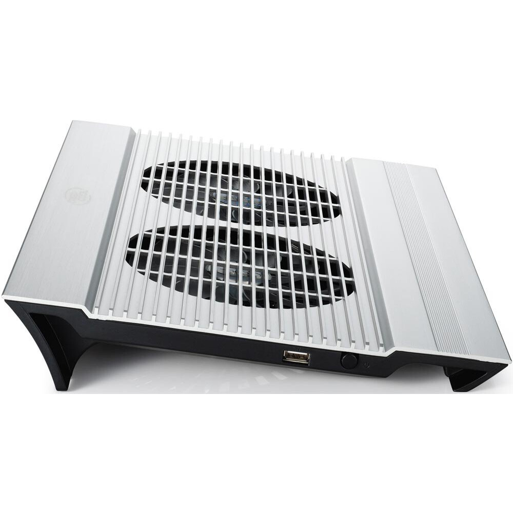 Охлаждающая подставка для ноутбука DeepCool N8, Серебристый детальное изображение - 2