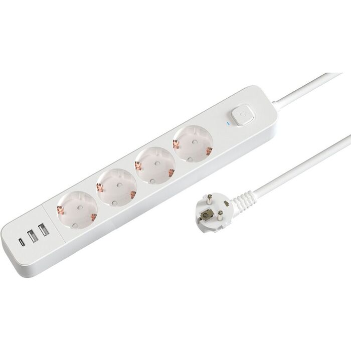 Сетевой фильтр Гарнизон SKT-1-CU2-W, Белый №1