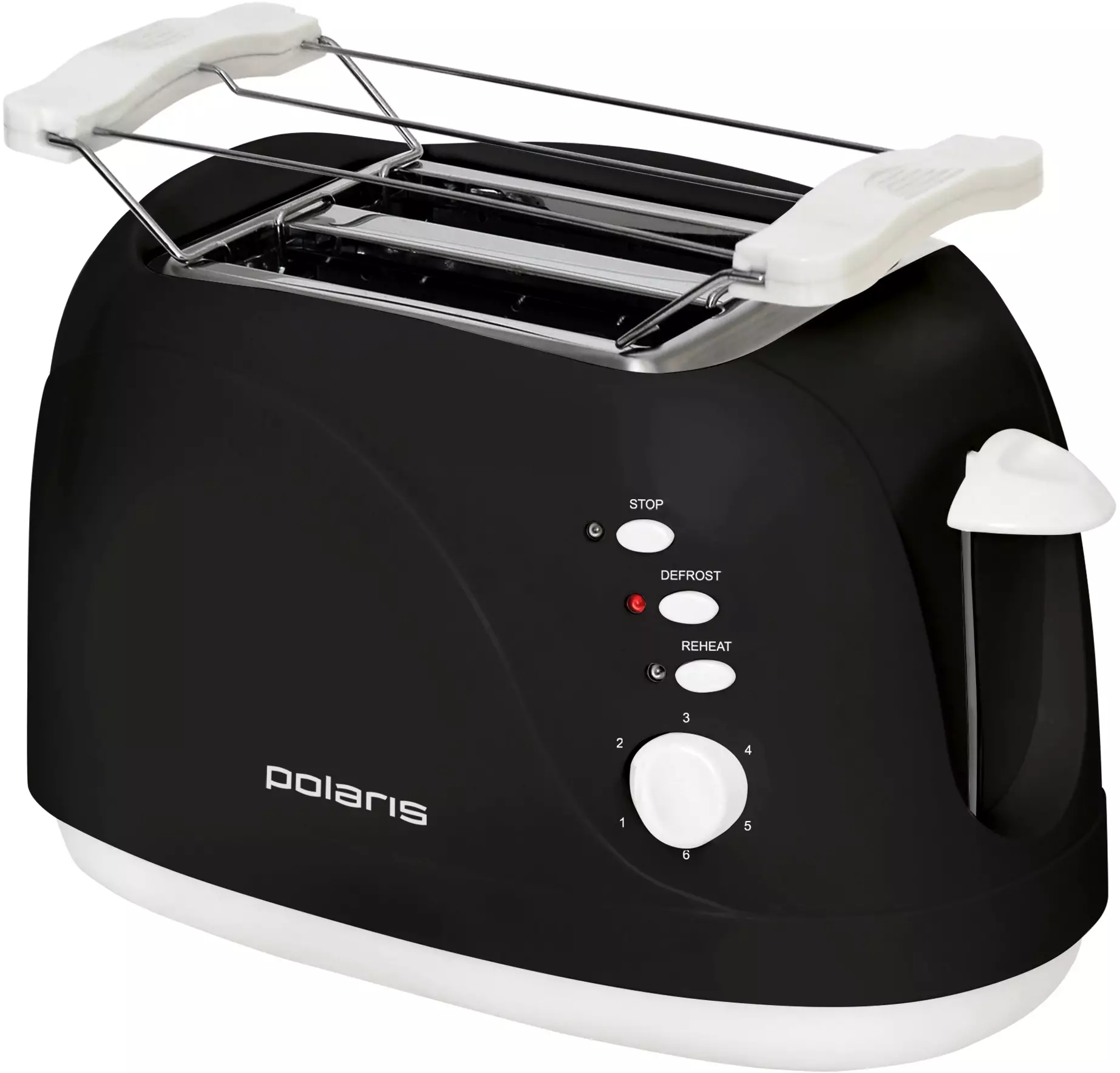 Тостер Polaris PET 0702L, Черный детальное изображение - 2
