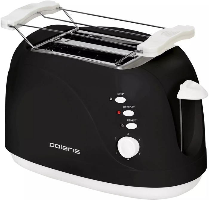 Тостер Polaris PET 0702L, Черный №2