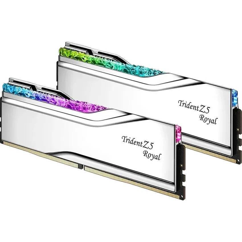 Оперативная память G.Skill Trident Z5 Royal RGB DDR5 6400MHz, F5-6400J3239G32GX2-TR5S, 2x32 Гб KIT, 64 Гб детальное изображение - 2