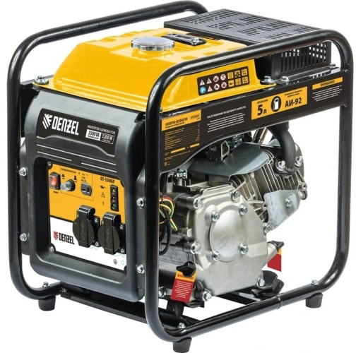 Генератор бензиновый Denzel GT-3500iF 94705, 3.2 кВт, Желтый детальное изображение - 2