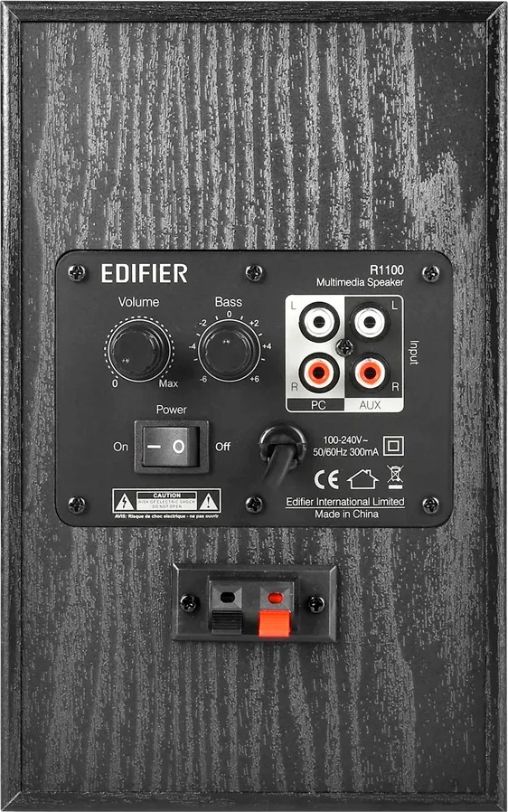 Полочная акустика Edifier R1100, Черный детальное изображение - 5