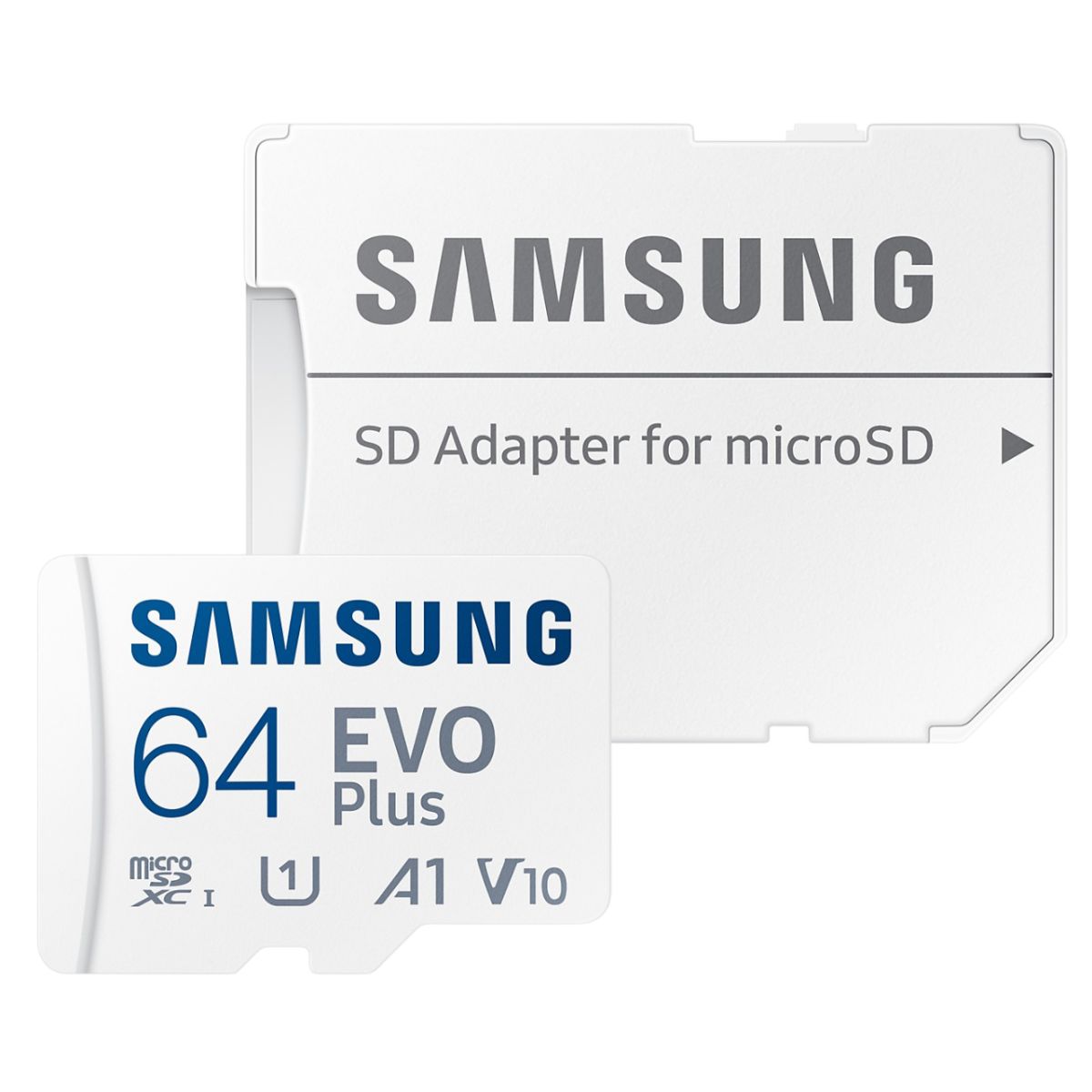 Карта памяти Samsung EVO Plus MicroSD + SD адаптер (MB-MC64SA), 64 Гб детальное изображение - 2
