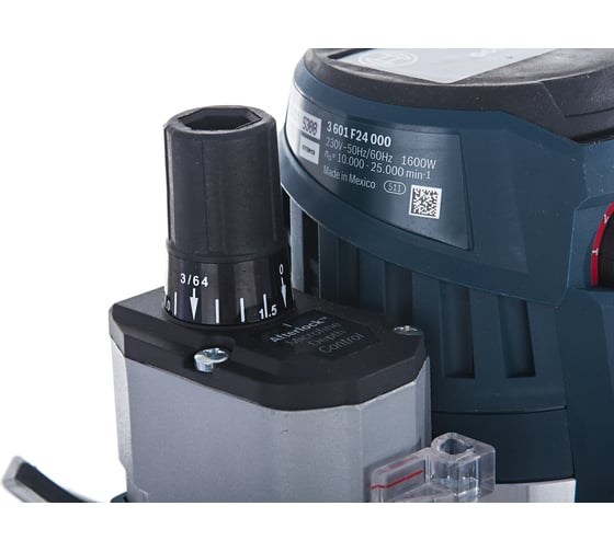 Вертикальная фрезерная машина Bosch GOF 1600 CE Professional 0.601.624.020, 1600 Вт, Голубой детальное изображение - 5