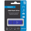 USB Flash накопитель MAXVI MP2 32 ГБ, синий вариант - 4