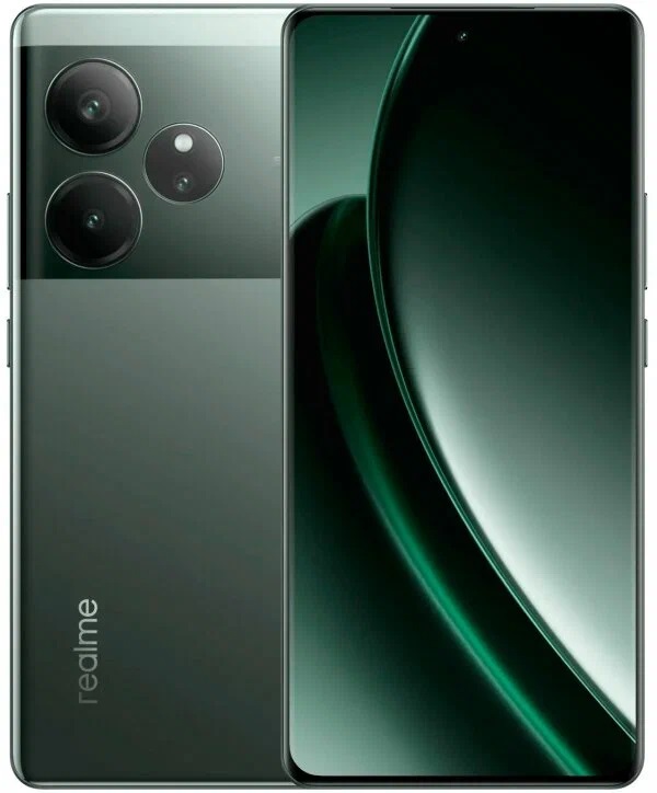 Смартфон Realme GT 6T 256 ГБ, Зелёный, nano-SIM детальное изображение - 1