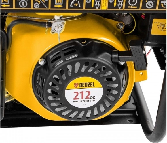 Генератор бензиновый Denzel PS-33E 94537, 3 кВт, Желтый детальное изображение - 13