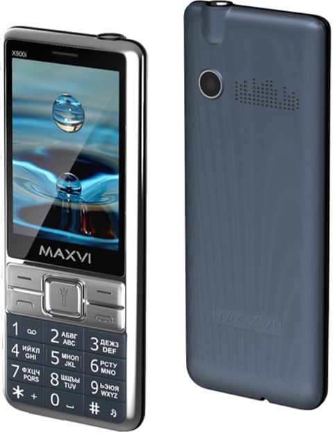 Мобильный телефон MAXVI X900i, 32 Мб, Черный, Dual mini-SIM детальное изображение - 2