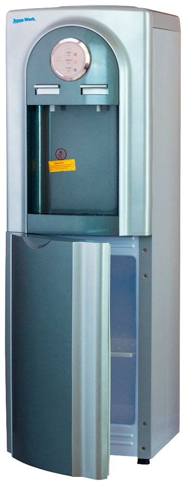 Кулер для воды со шкафчиком Aqua Work YLR1-5-VB, Серый/Серебристый детальное изображение - 2